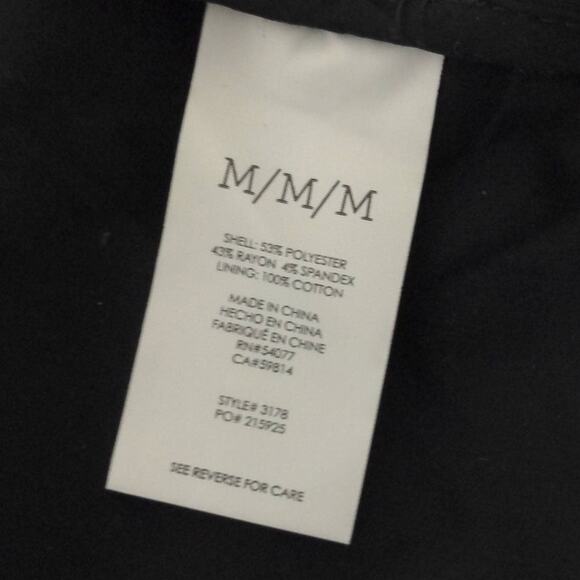 Cabi Drafting Vest 3178 Black Sleeveless Open Front Split Hem Career Pockets M - Picture 6 of 9